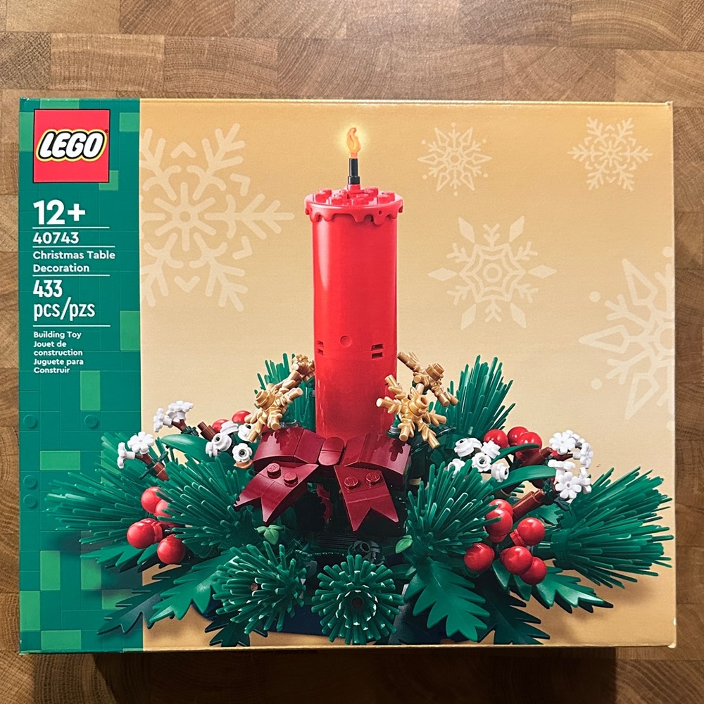 LEGO 40743 Christmas Table Decoration Festive Candle Centerpiece New